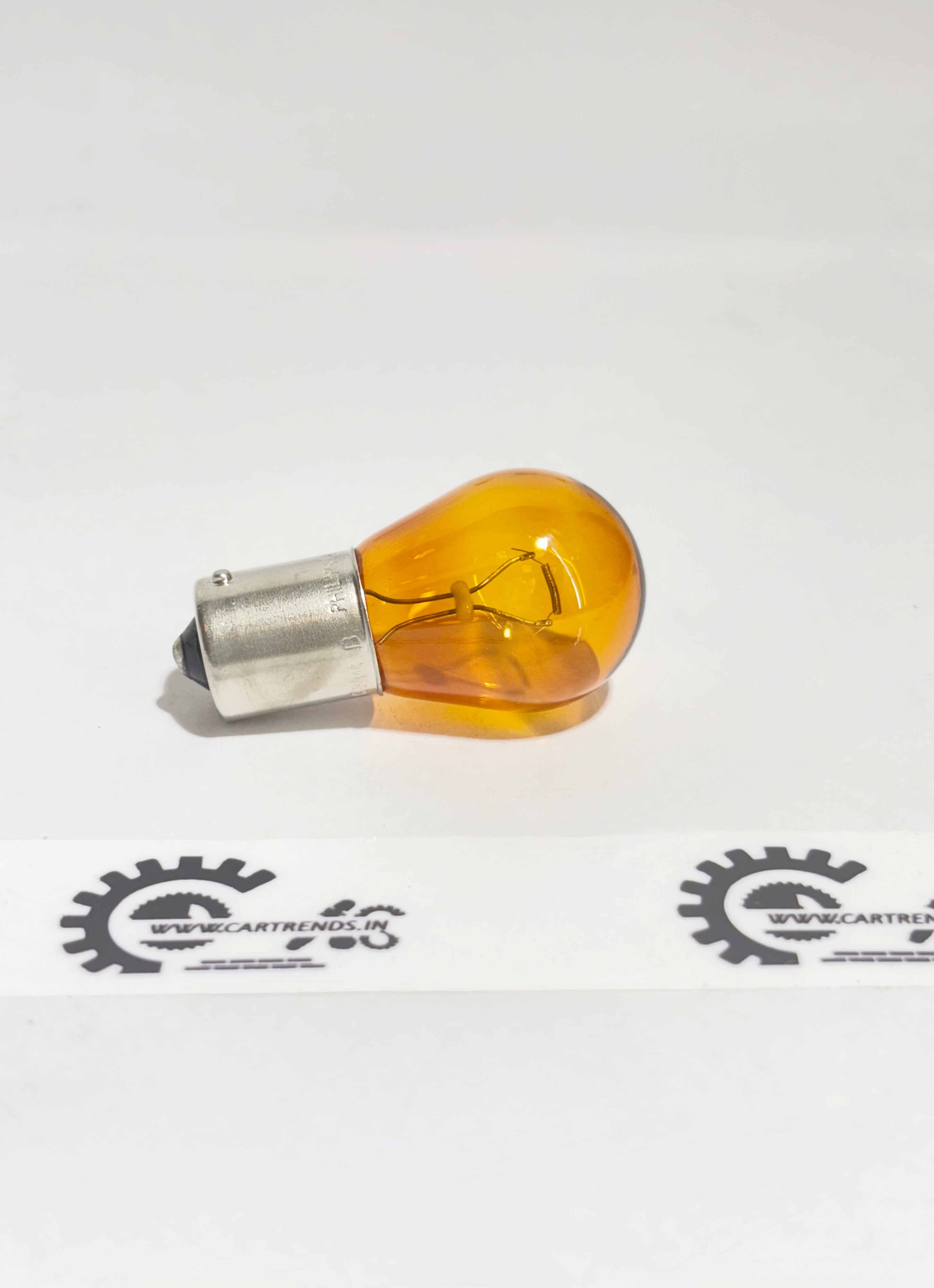 Honda BULB S25 Amber 33301TG1T01 showing the amber turn signal bulb installed in a Honda vehicle.