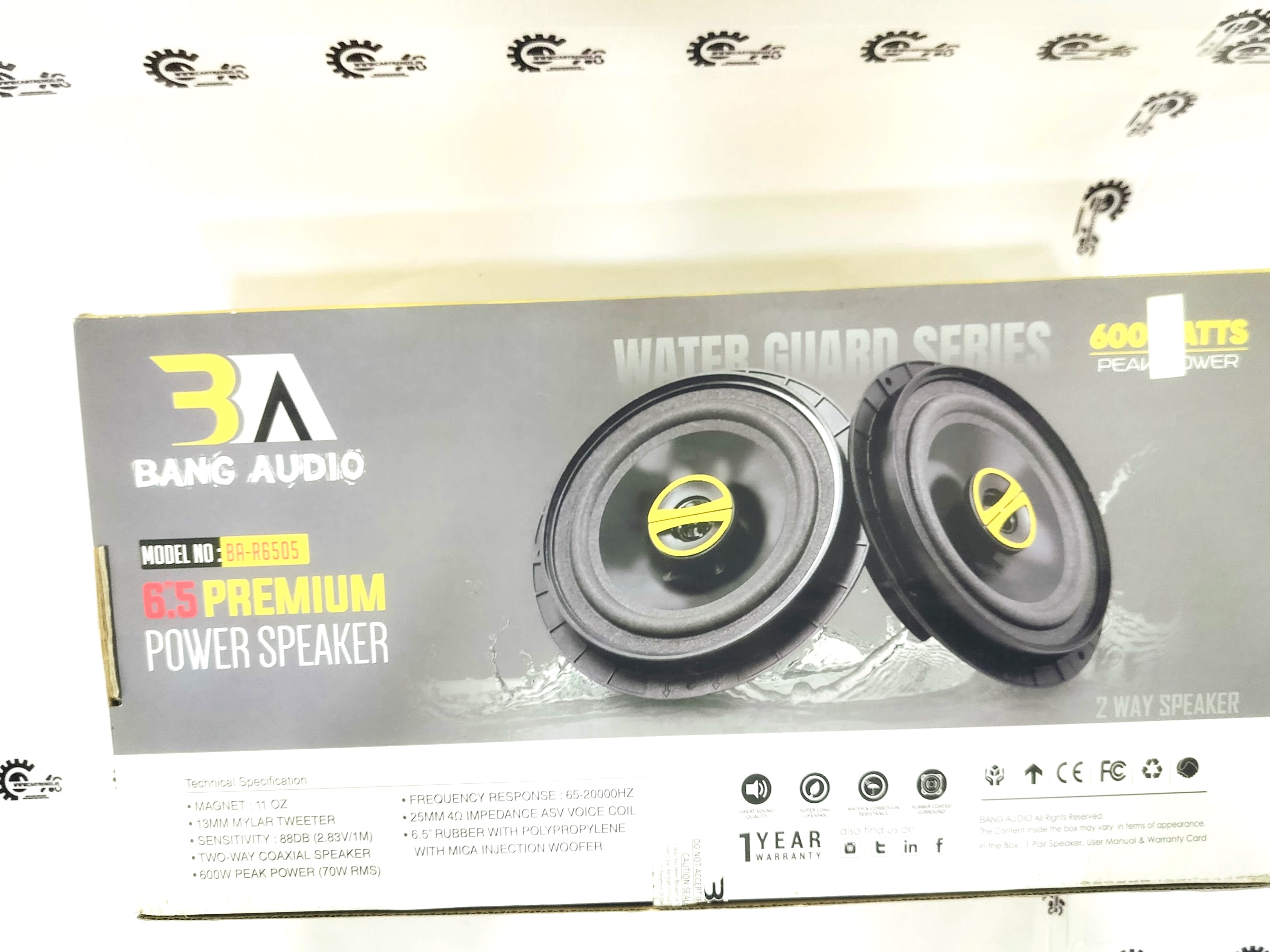 Bang Audio Premium Power Speaker BA-R6505 - Left view