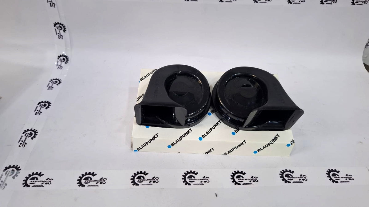 Blaupunkt 12V Shell Horns, model S92 BLK SHELL HORN S92 BLK - Left view