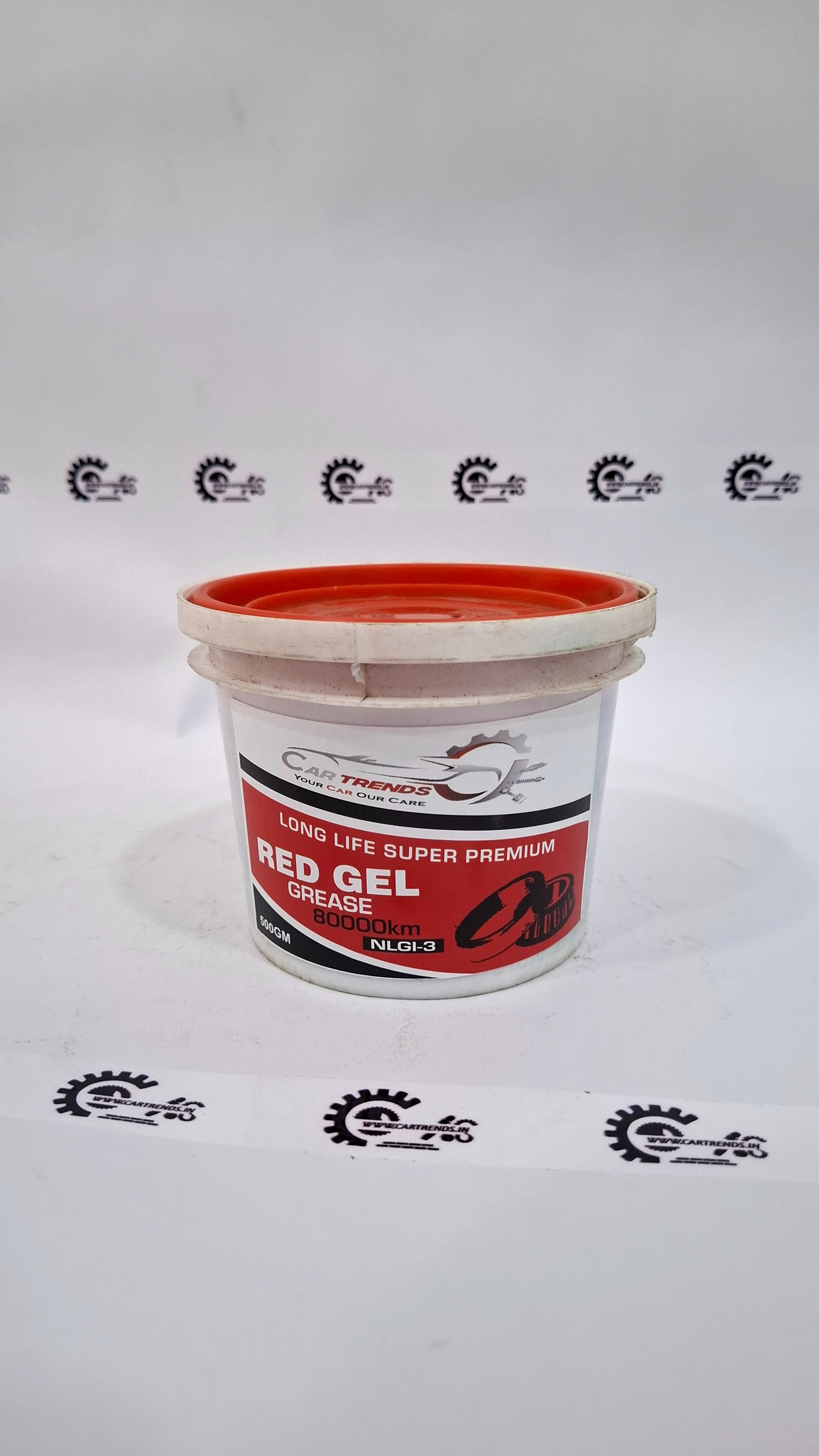 CarTrends Super Premium Red Gel Grease NGLI 3 - Front view