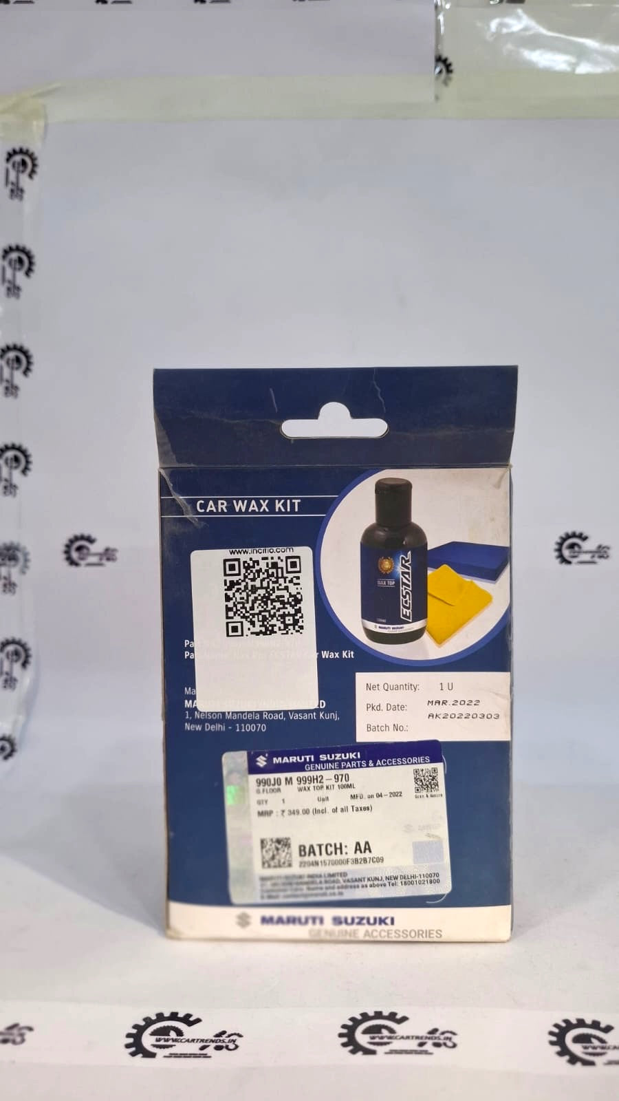 Car Wax Kit Car Wax Kit - Left view