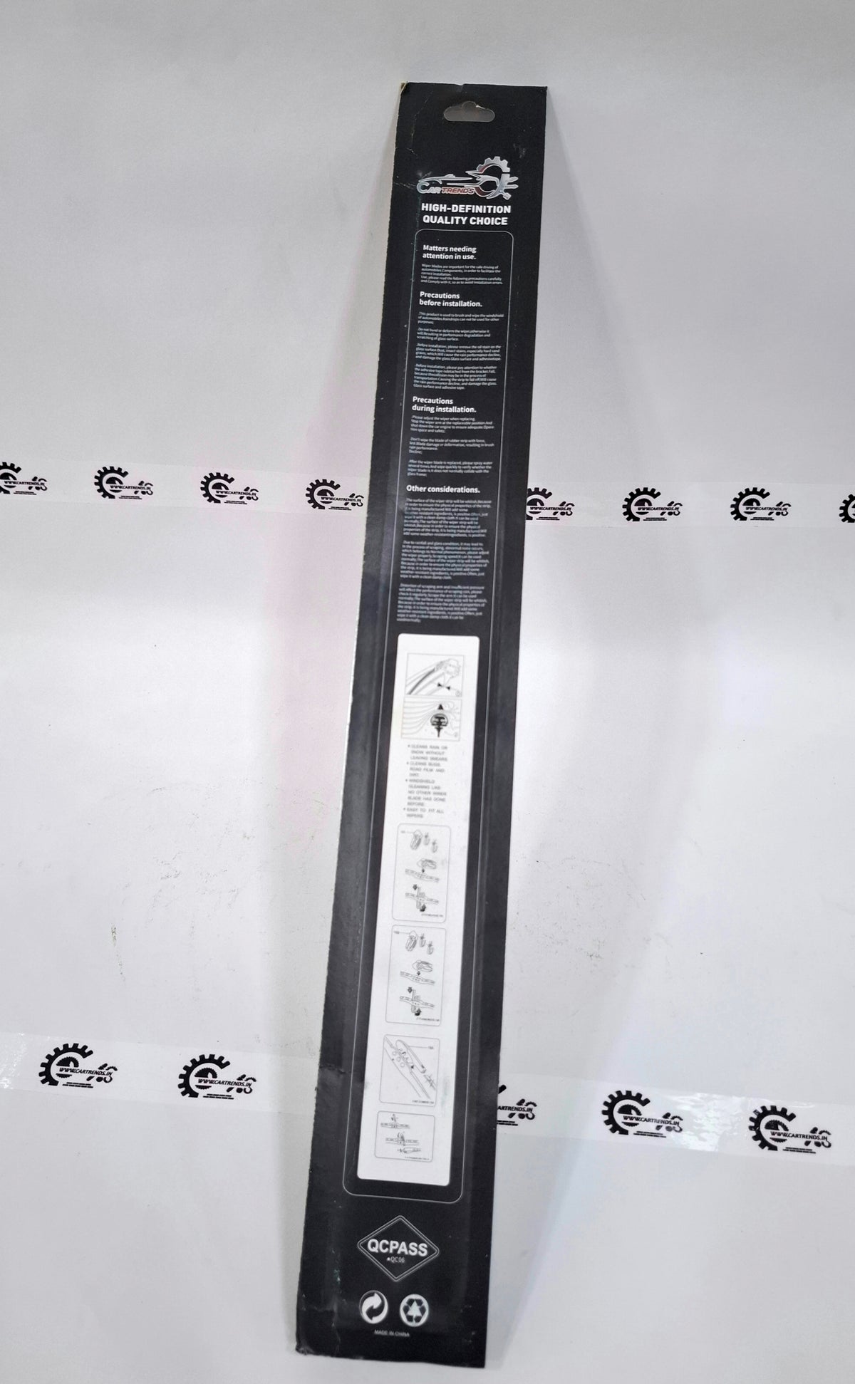 CarTrends Professional Wiper Blade QC06 - Back view