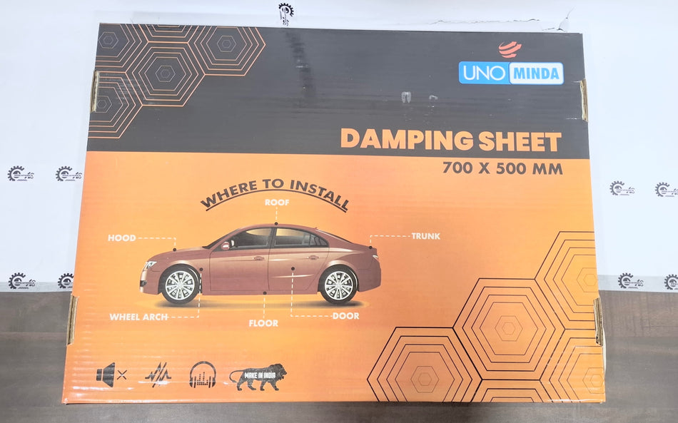 Uno Minda Damping Sheet UNO DAMP MAX 18 - Front view