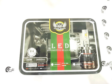 Dark Shine branded automotive LED headlight 80B-H19/H4-6000K - Right view
