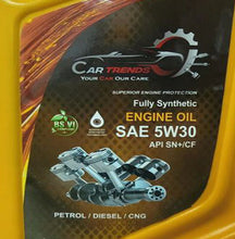 Load image into Gallery viewer, CarTrends Fully Synthetic 5W30 Oil – All Engine Types.