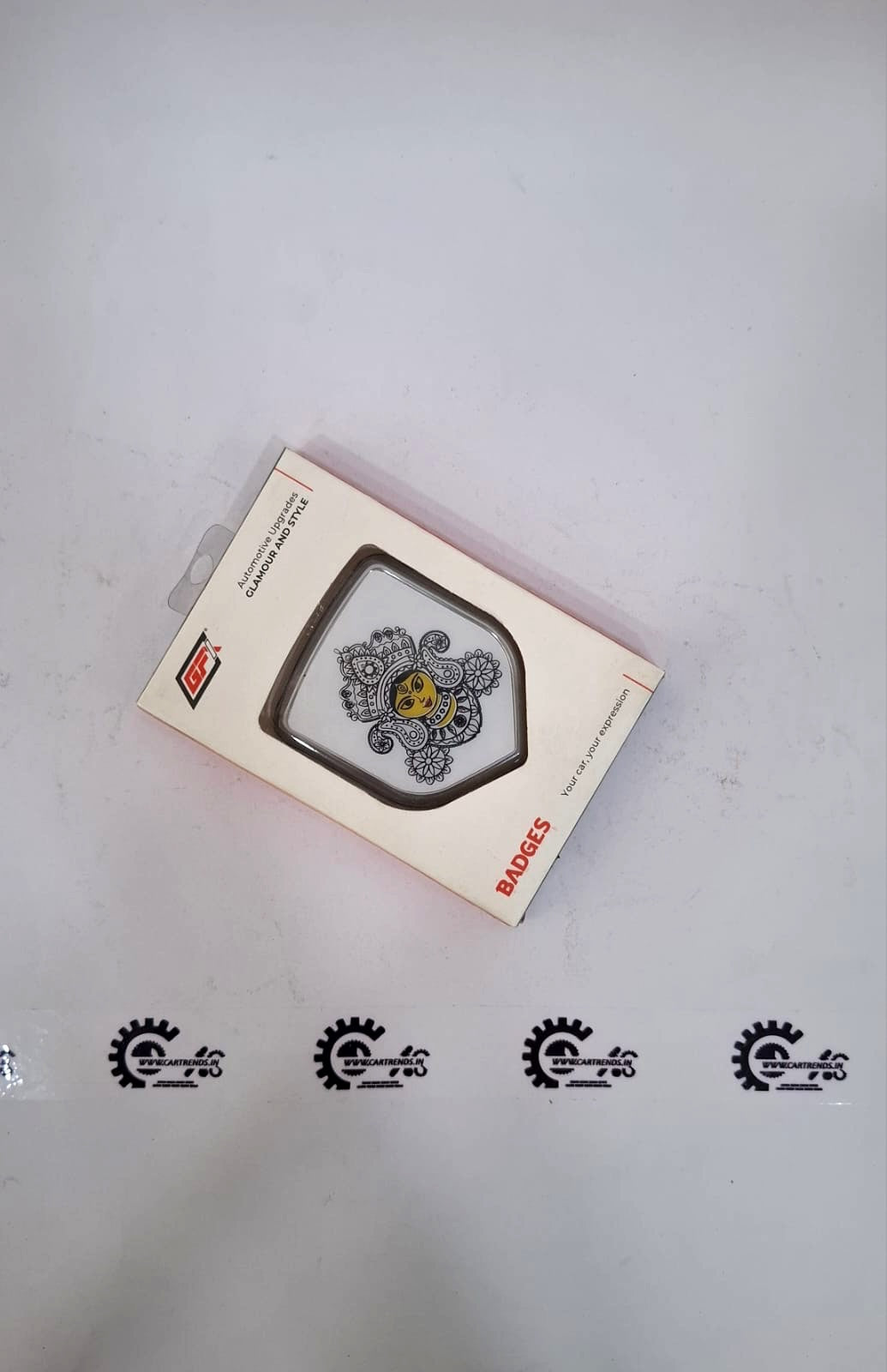 GFX brand metal emblem GFBG-007 - Right view