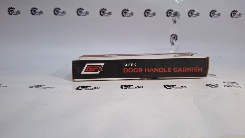 GFX branded sleek door handle garnish set designed for automotive exterior GFX branded sleek door handle garnish set designed for automotive exterior - Back view