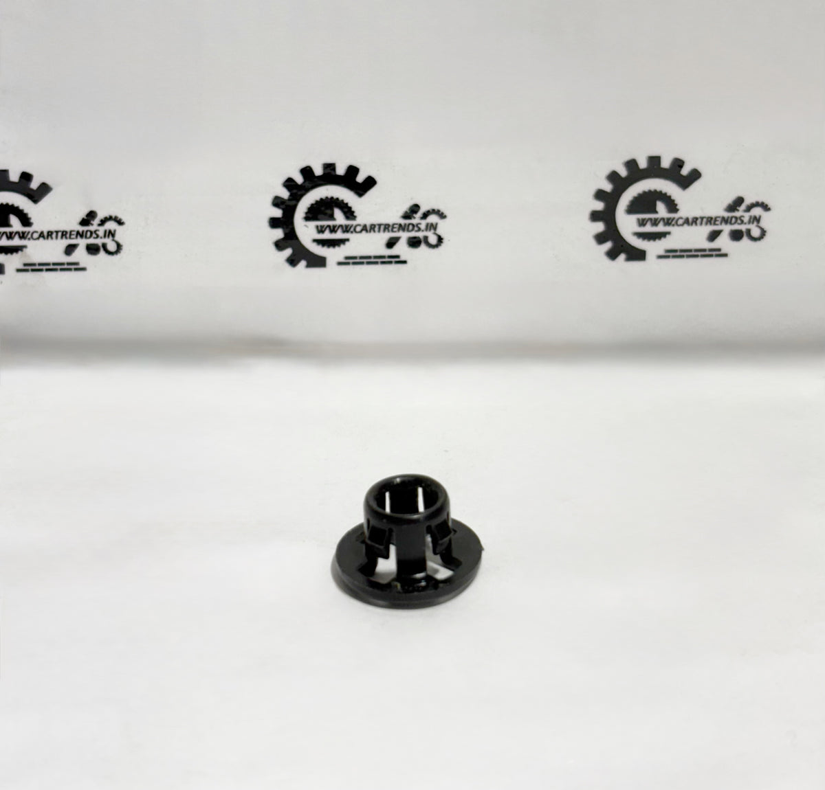 Honda Grommet Hood Open Stay 91604T00T01 showing the black rubber grommet part used in vehicle hood assembly.