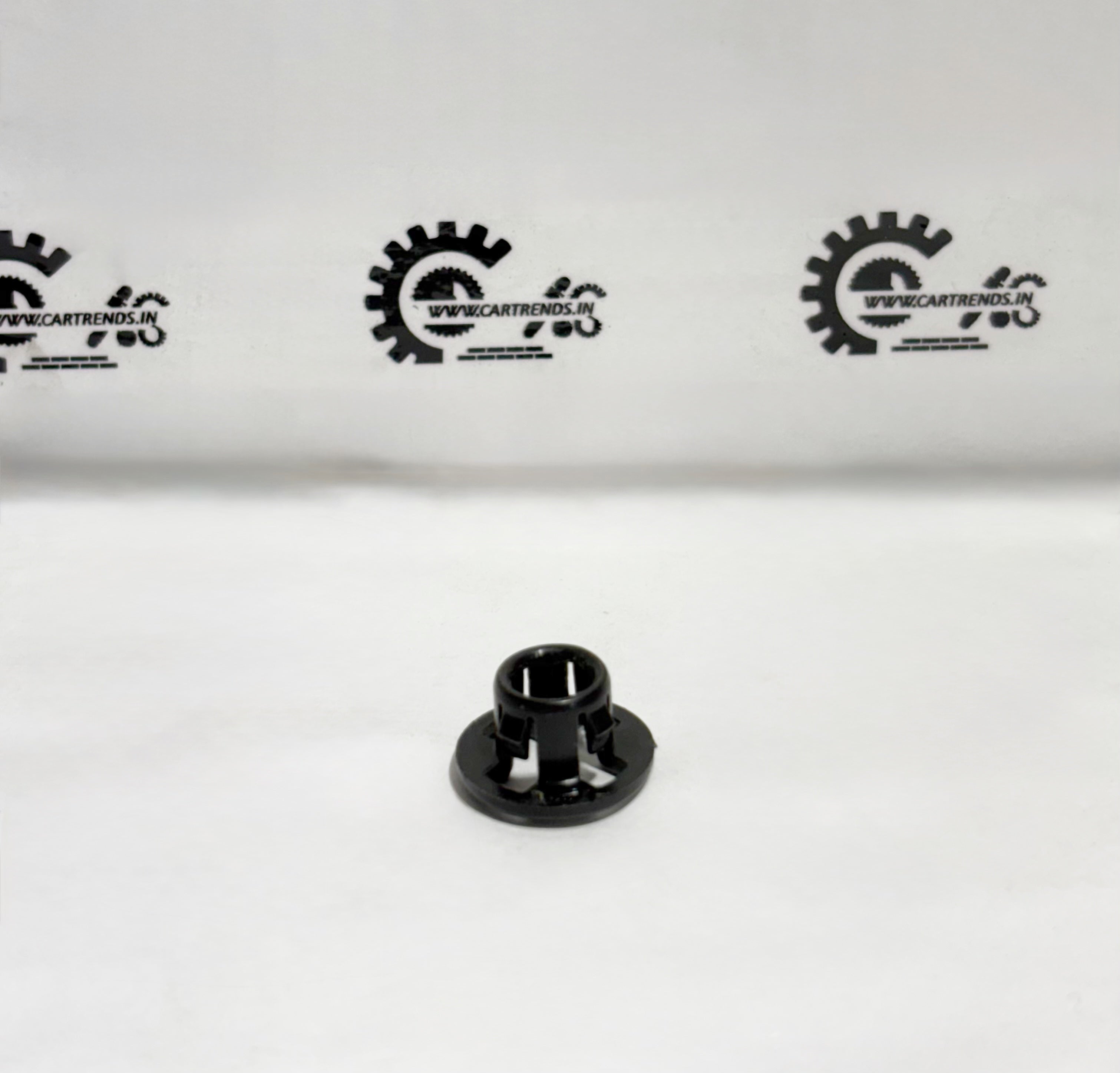 Honda Grommet Hood Open Stay 91604T00T01 showing the black rubber grommet part used in vehicle hood assembly.