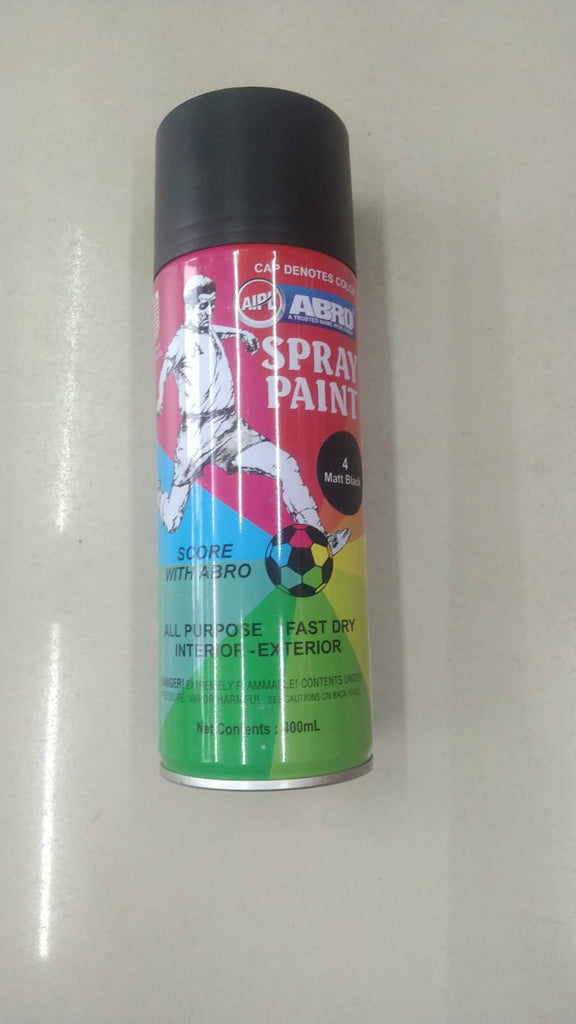 SPRAY PAINT MATT BLACK COLOR