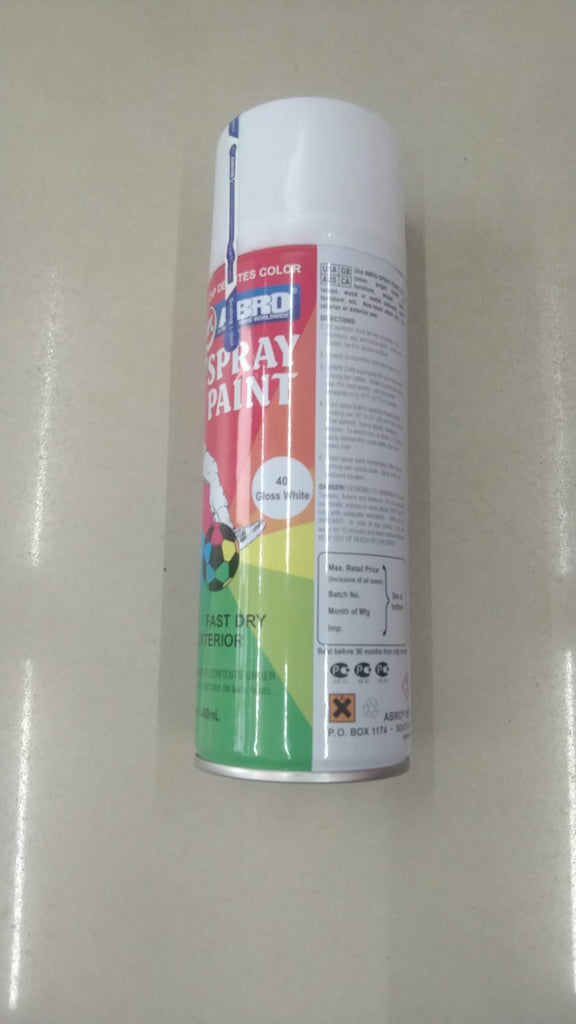 SPRAY PAINT GLOSS WHITE