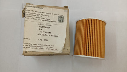 OIL FILTER ELEMENT WITH GASKET FABIA  03P115562