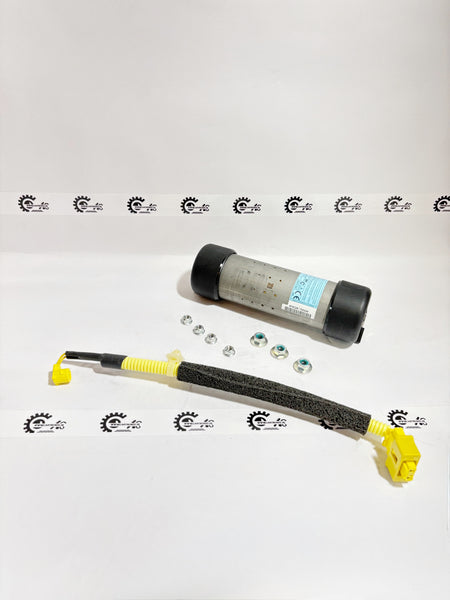 Honda KIT.AS INFLATOR COMP 04790SEL405, left view of automotive inflator component with hoses and connectors.