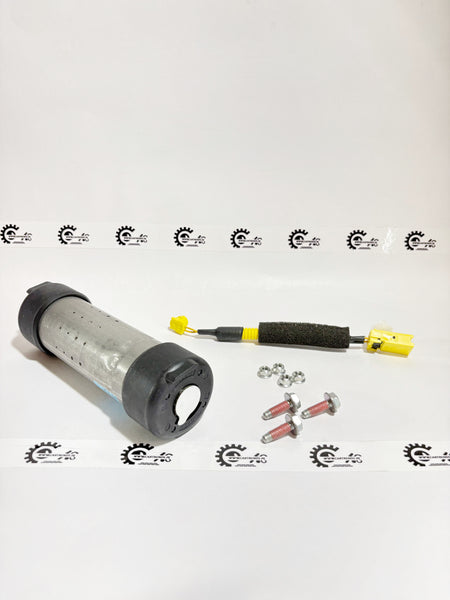 Honda inflator repair kit, showing components and connectors for vehicle tire inflation system, with parts laid out on a neutral background.
