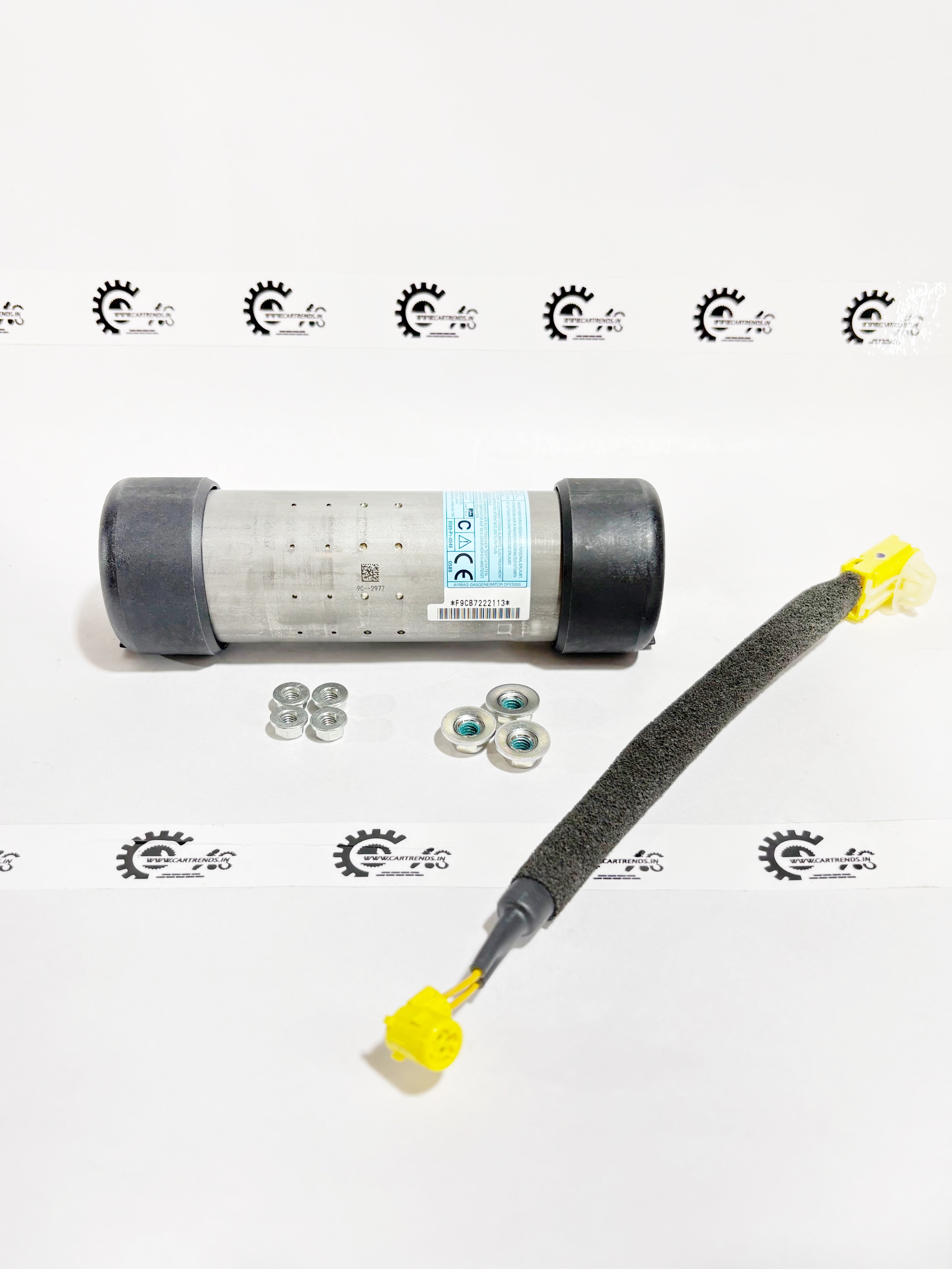 Honda KIT.AS Inflator C 04790SWA405, left view of the automotive inflator kit with hoses and connectors.