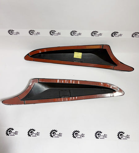 Honda bumper protector kit, rear view showing black plastic guard with mounting hardware for vehicle protection.