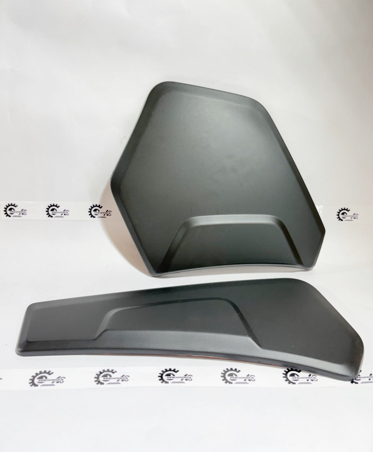 Honda front and rear bumper protector kit, model 08P0331X700, showing durable black protective strips on vehicle bumpers.