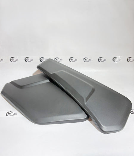 Honda bumper protector kit for front and rear, showing a close-up of the left side with protective padding and mounting hardware.