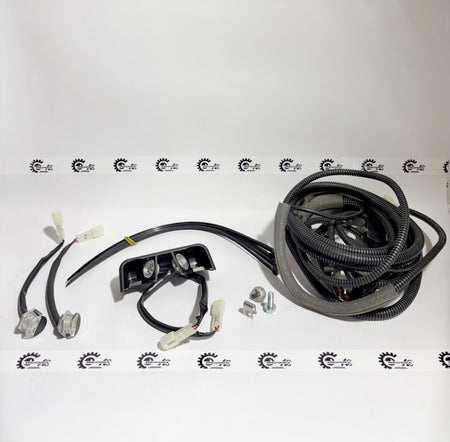 Honda leg room lamp kit, model 08E10PG4700B, installed in vehicle interior, showing the back view of the lamp assembly.