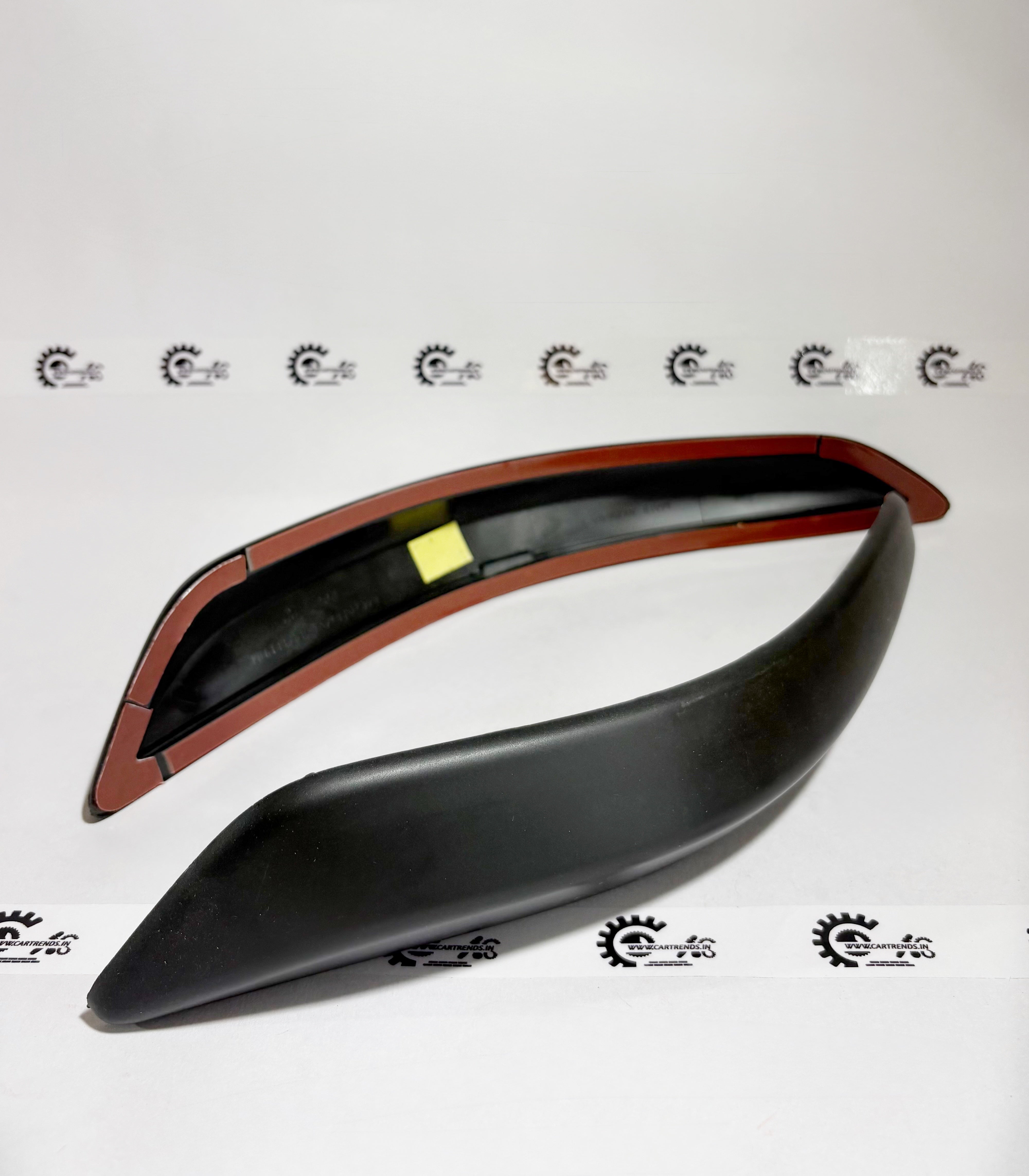 Honda rear bumper protector kit in black, designed to fit Honda vehicles for enhanced bumper protection.