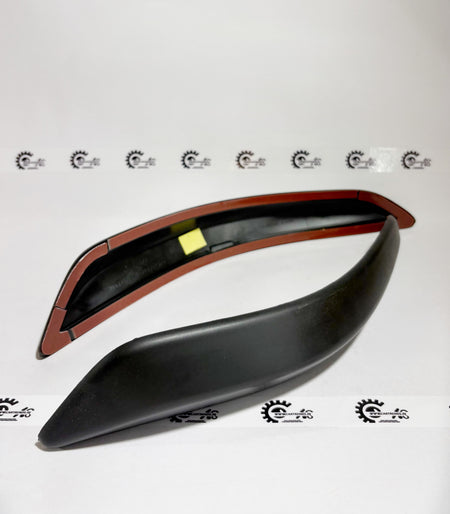 Honda rear bumper protector kit in black, designed to fit Honda vehicles for enhanced bumper protection.