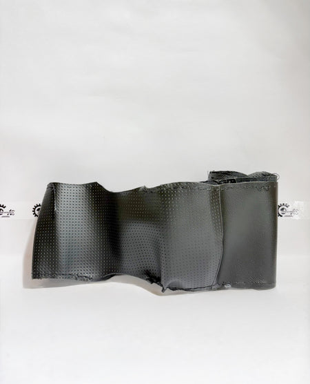 Honda steering wheel cover kit with black and gray design, shown from the back perspective. Compatible with Honda vehicles.