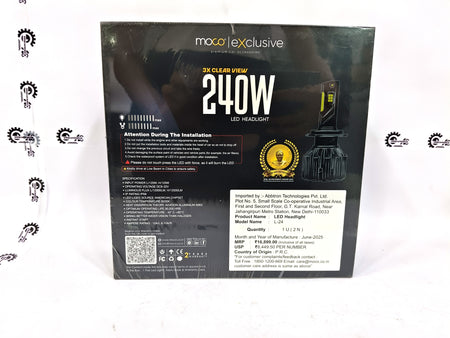 LED Headlight L24 - Back view