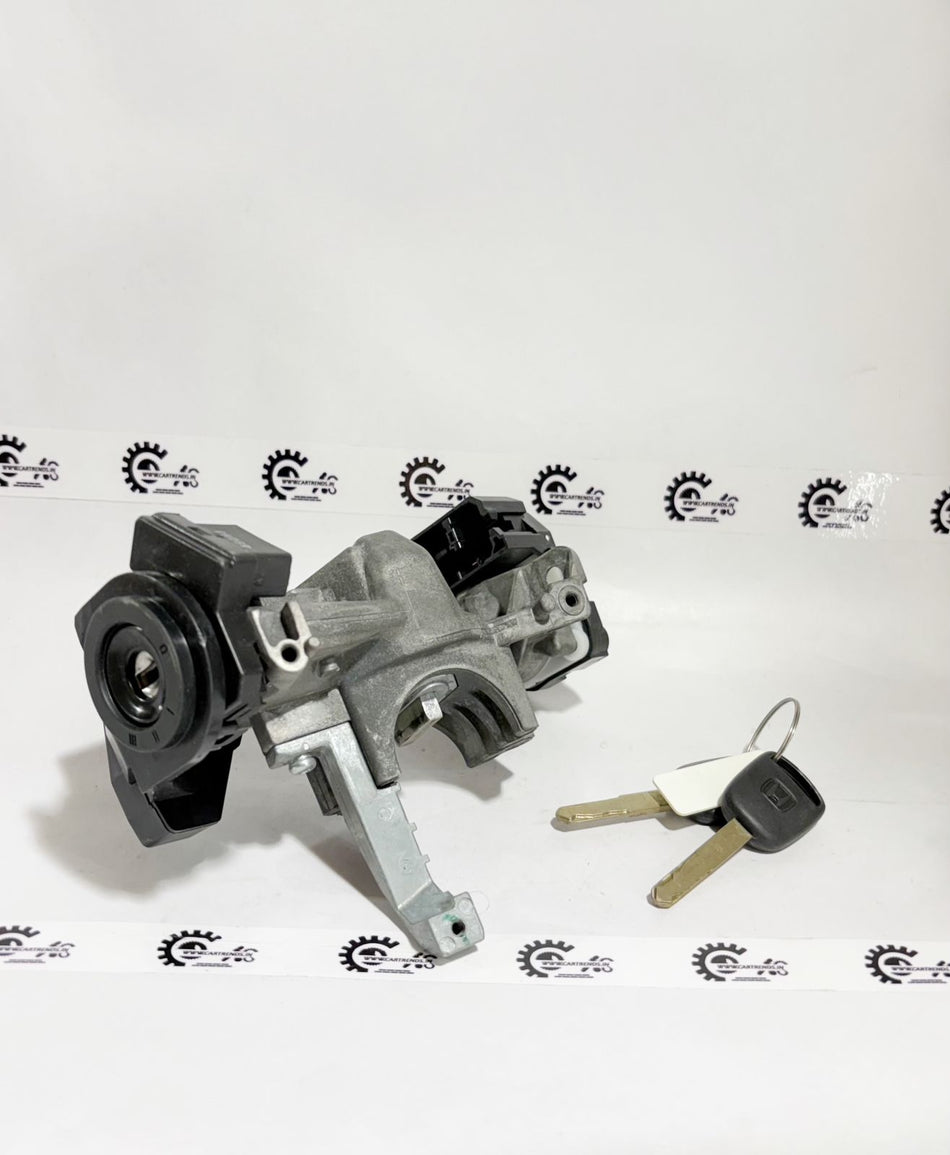 Honda City steering lock, front view, secure vehicle lock for petrol models, designed for Honda City cars.