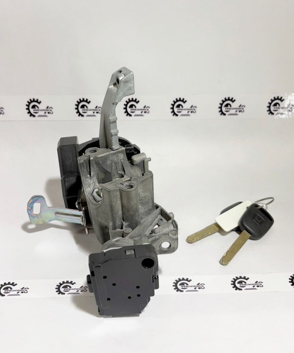 Honda City steering lock for petrol models, shown from the left side, designed to secure the steering wheel.