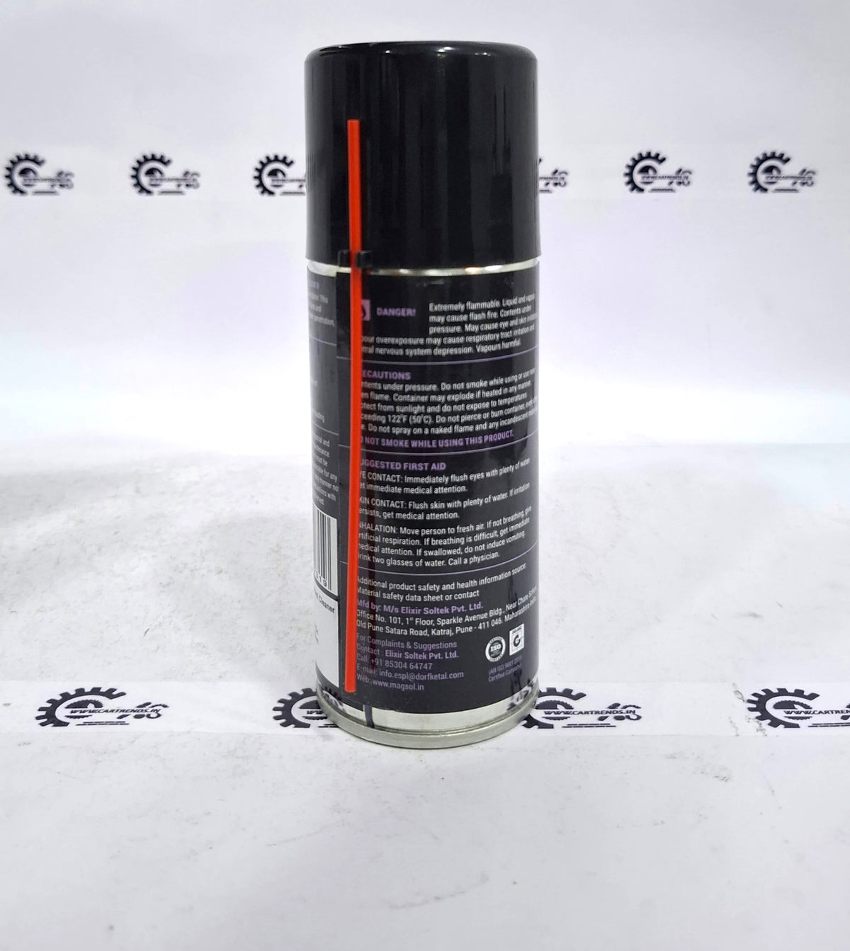 Magsol Electrical Contact Cleaner aerosol spray can Magsol Electrical Contact Cleaner aerosol spray can. 250 - Left view