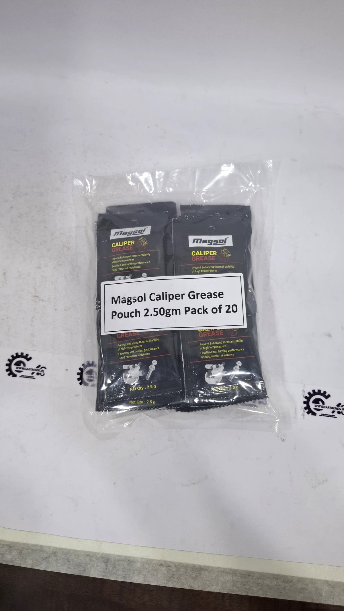 Magsol caliper grease Magsol caliper grease - Left view