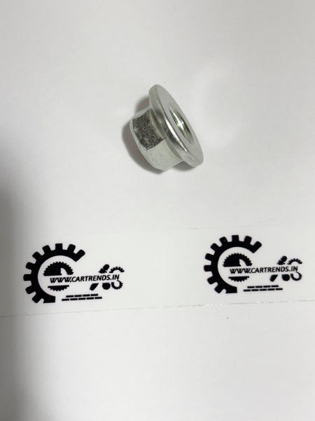 Honda self-locking nut, 14mm size, model 90213SMA003, shown from the back view with threading visible.