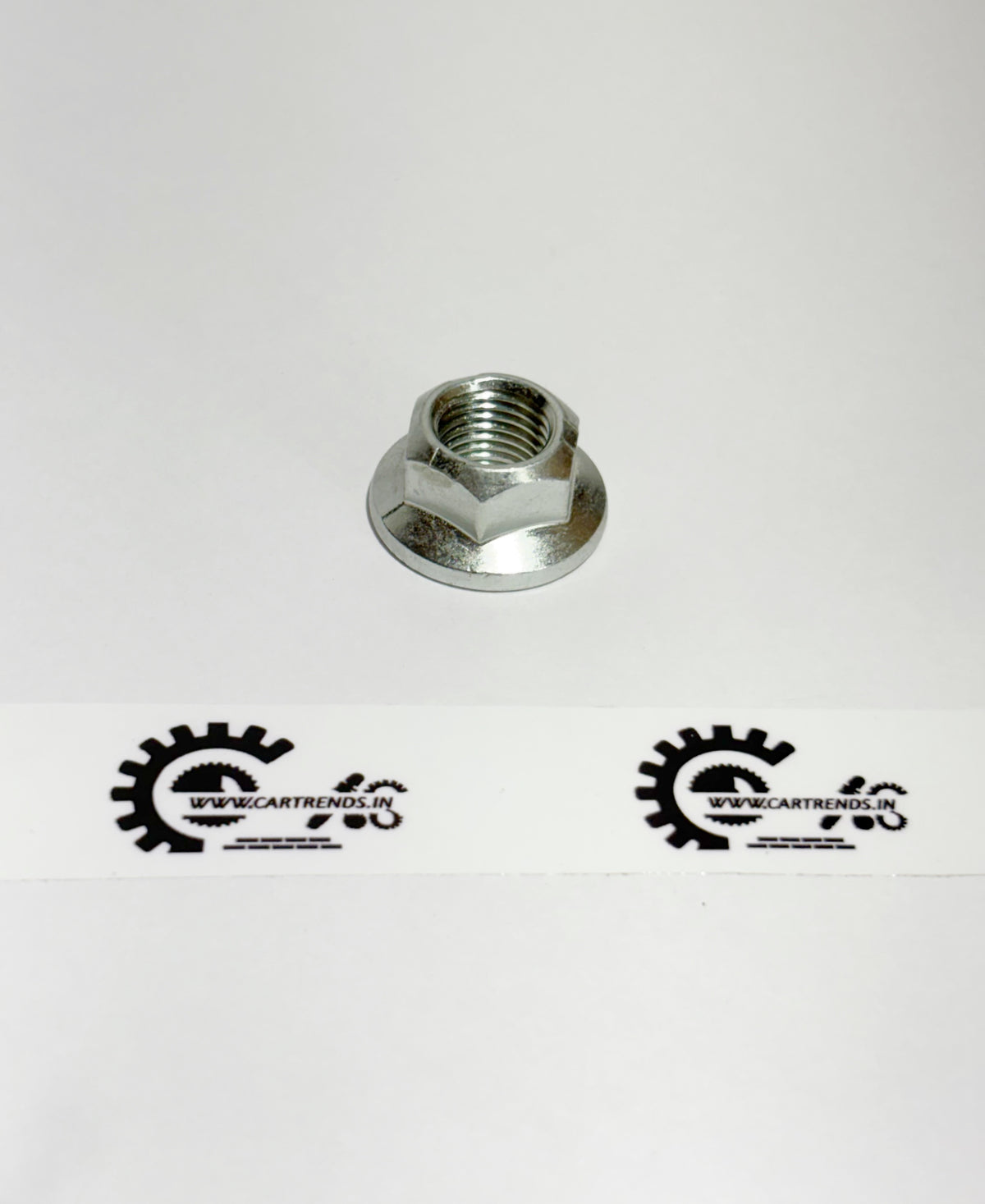 Honda nut self-lock 14mm W model 90213SMA003, shown from the left side, used for secure fastening in automotive applications.