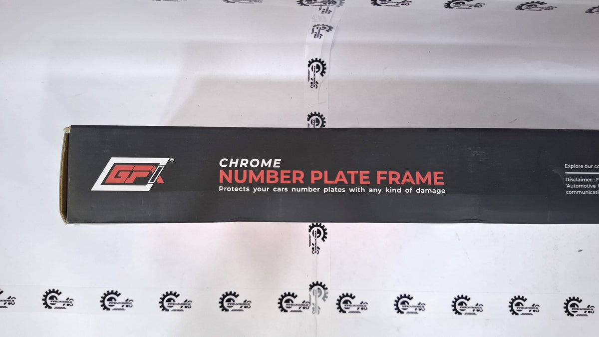 Number Plate Frame GFXU-048 C - Back view