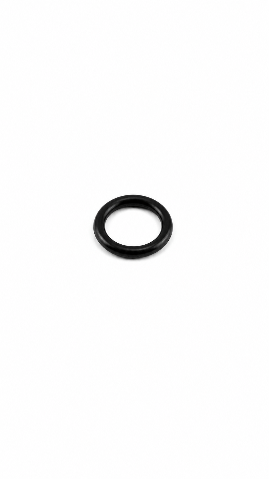 Honda AMAZE O-ring 151435Z8E01, close-up view showing the black rubber seal used in engine components.