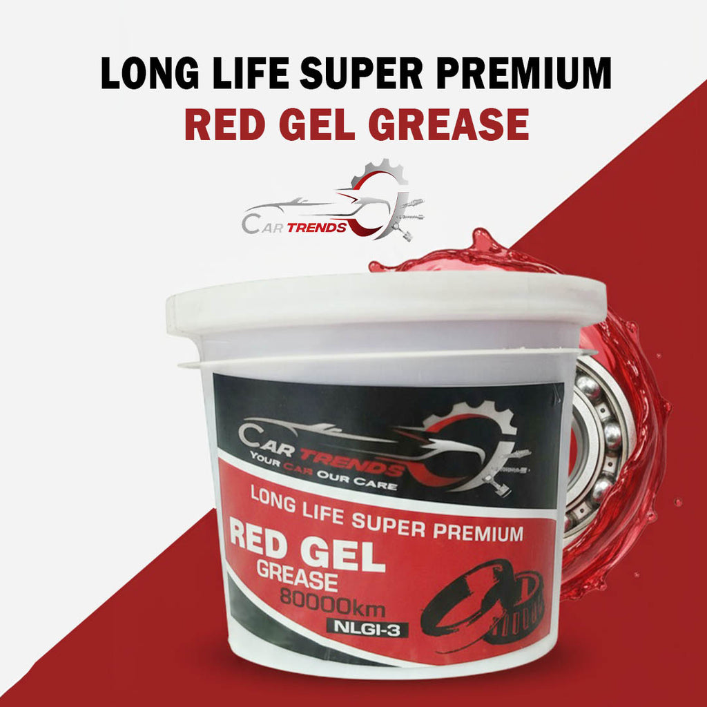 CarTrends Red Gel Grease NLGI-3, 500g | Long Life 80,000 km