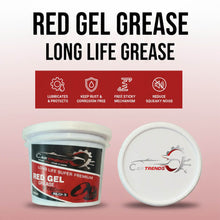 Load image into Gallery viewer, CarTrends Red Gel Grease NLGI-3, 500g | Long Life 80,000 km