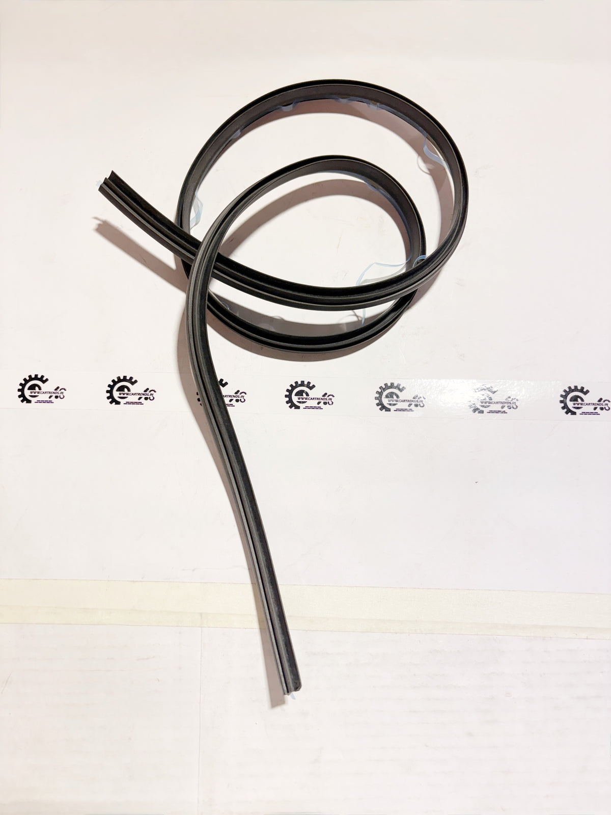 Honda rubber wheel splash shield dam, part number 73227T08K00, shown in front view for vehicle protection and durability.