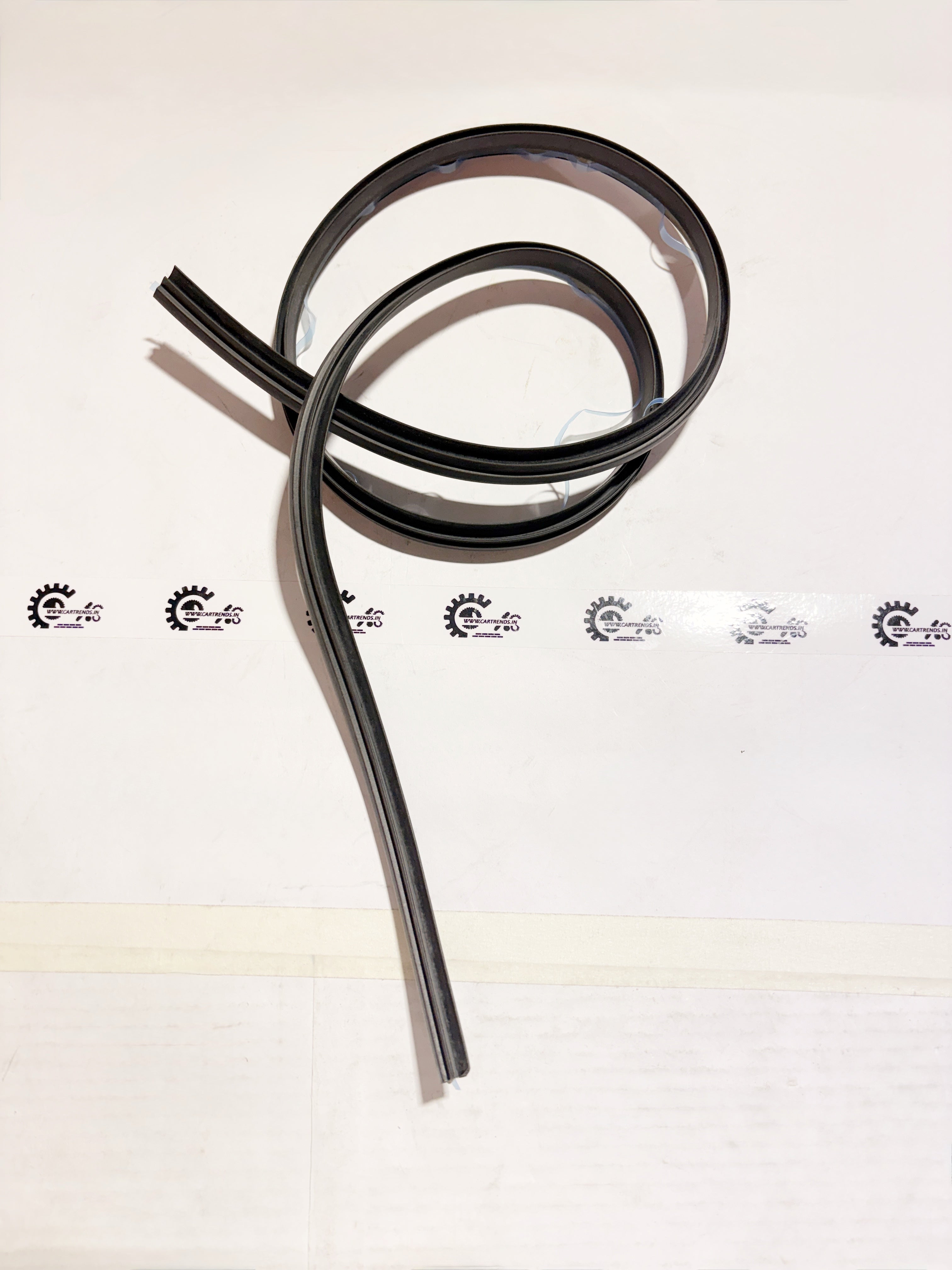 Honda rubber wheel splash shield dam, part number 73227T08K00, shown in front view for vehicle protection and durability.