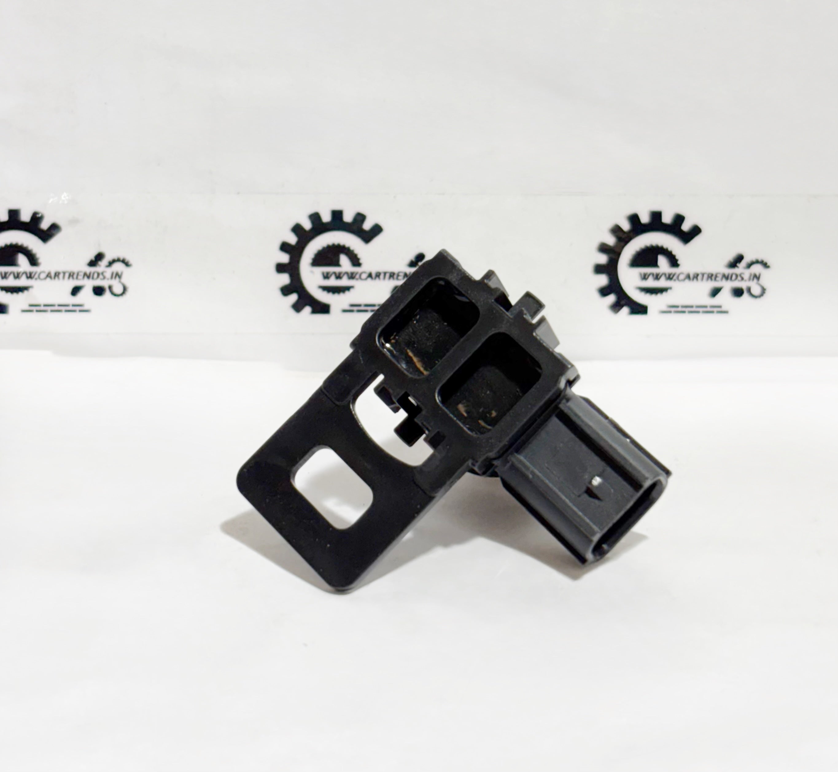 Honda parking sensor assembly with clip down, shown from the back in this image. Compatible with Honda vehicle models.