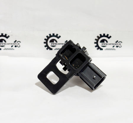 Honda parking sensor assembly with clip down, shown from the back in this image. Compatible with Honda vehicle models.