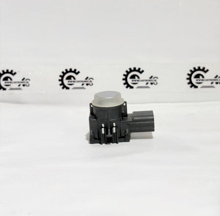 Honda parking sensor assembly with clip, shown on the left side, designed for precise parking assistance.