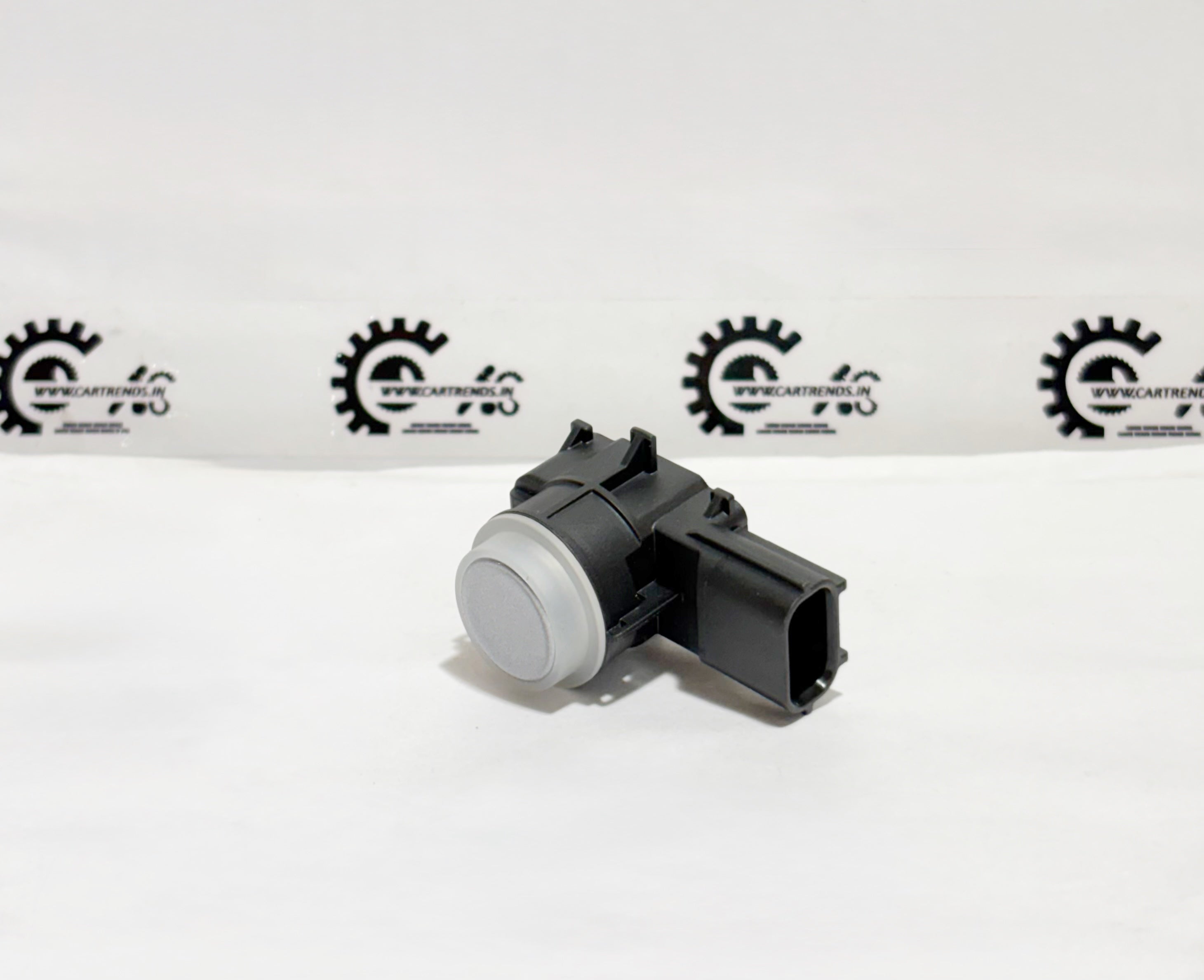 Honda parking sensor assembly with wiring, shown from the back, designed for vehicle parking assistance.