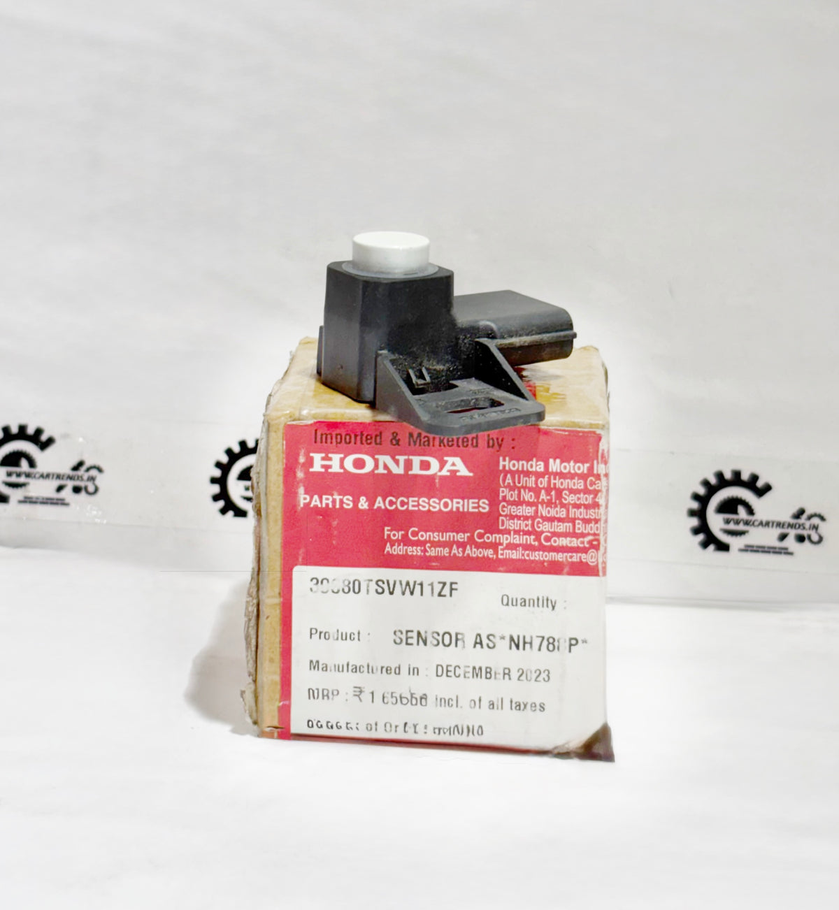 Honda NH788P sensor for right side, automotive sensor part with connector and wiring, compatible with Honda vehicles.