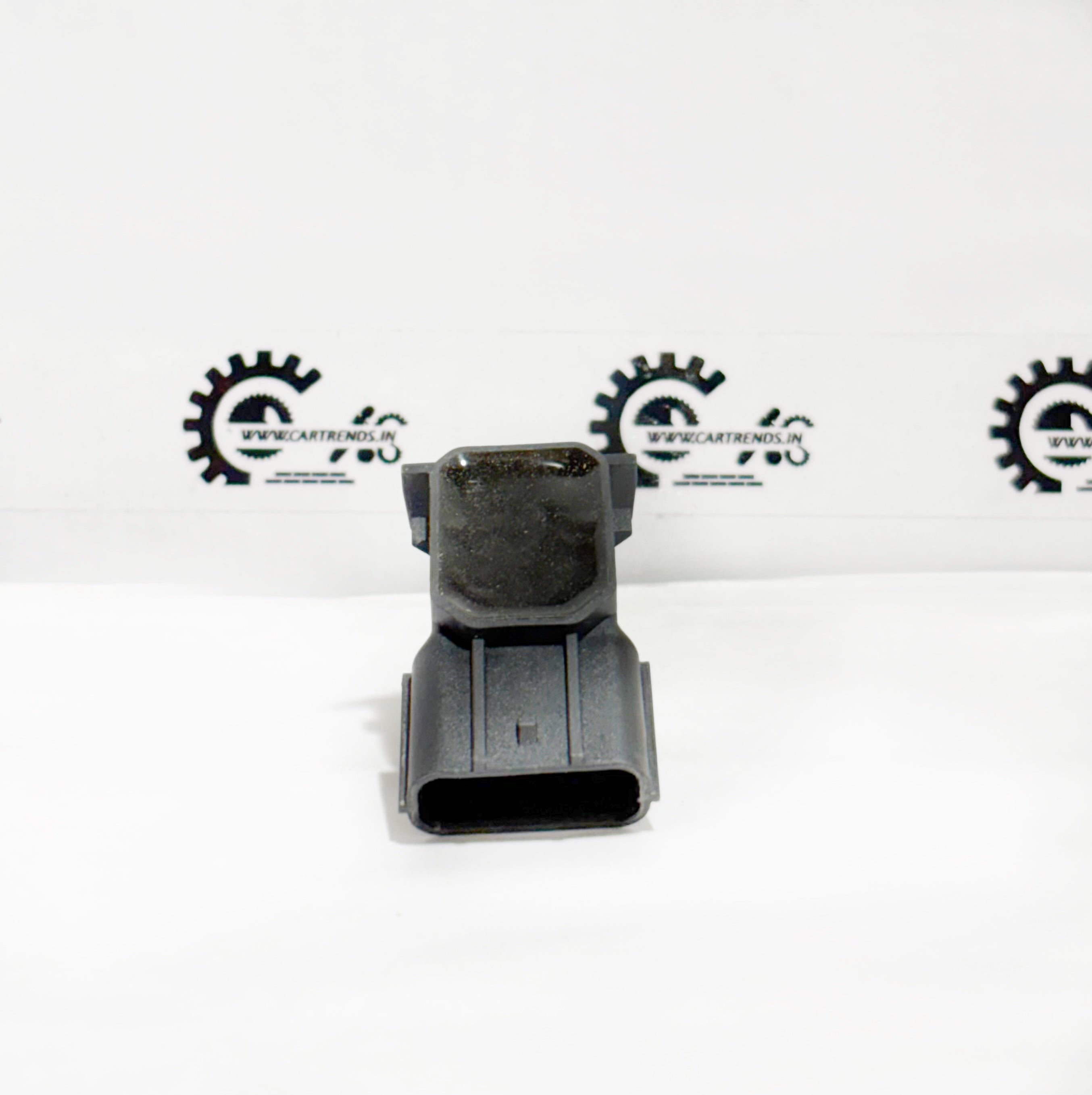 Honda SENSOR AS*YR604M* 39680TSVW11ZA sensor shown from the left side, designed for precise vehicle sensing and safety.