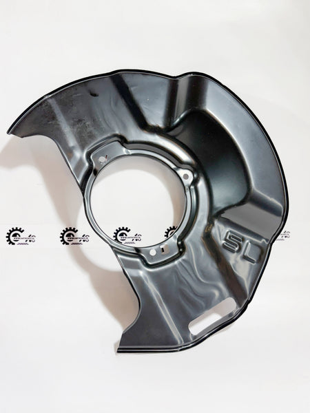 Honda splash guard B 45255T5B000 shown from the back, designed to protect motorcycle components from mud and water splashes.