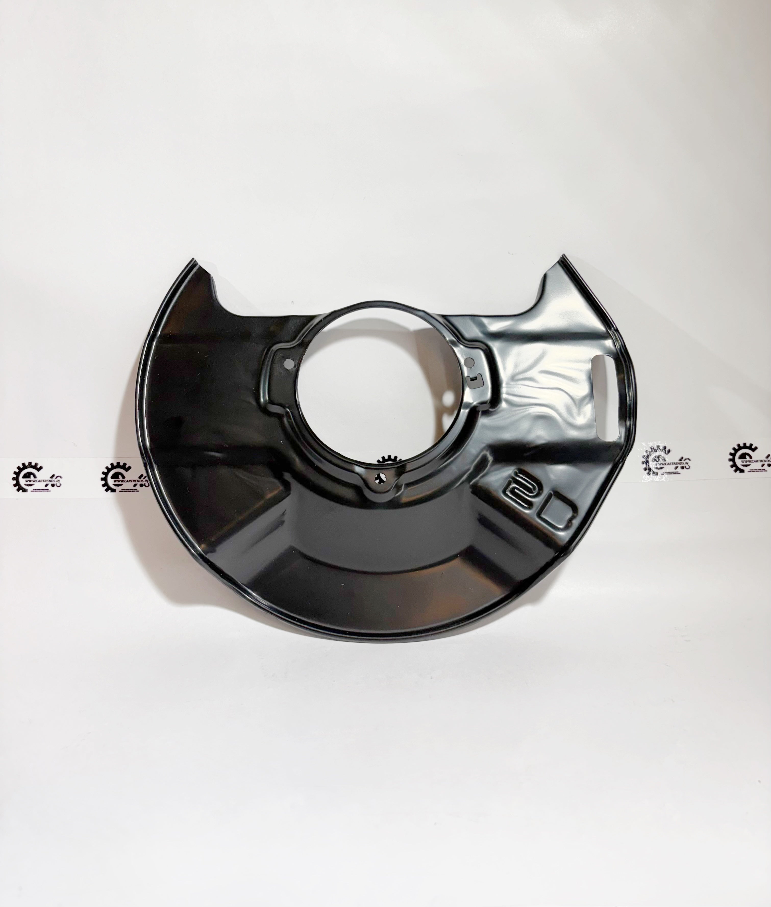 Honda splash guard B 45255T5B000 installed on the left side of a Honda vehicle, protecting against mud and debris.