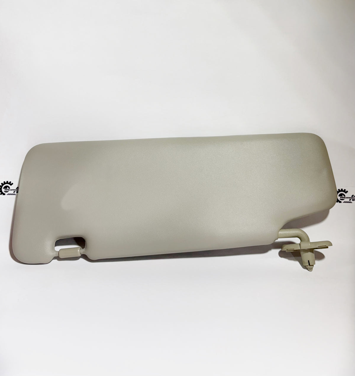 Honda sun visor assembly R 83230TSVX00ZB shown from the back, featuring the visor surface and mounting bracket.