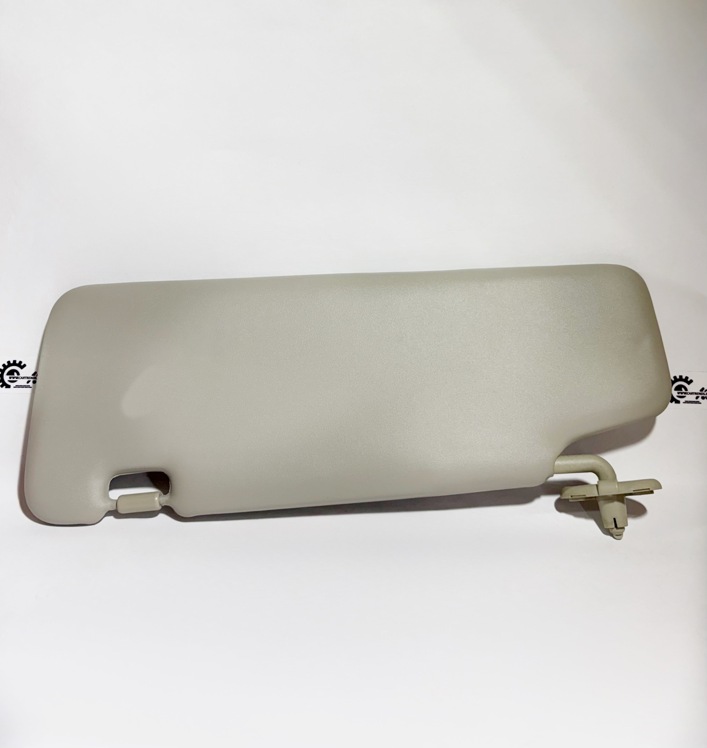 Honda sun visor assembly R 83230TSVX00ZB shown from the back, featuring the visor surface and mounting bracket.