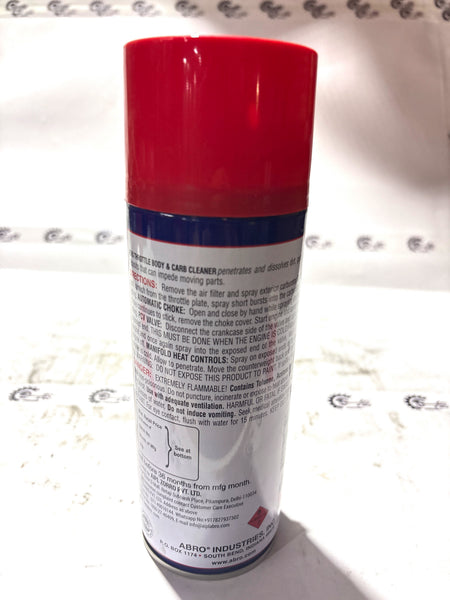 Throttle Body & Carb Cleaner CC200100 - Back view